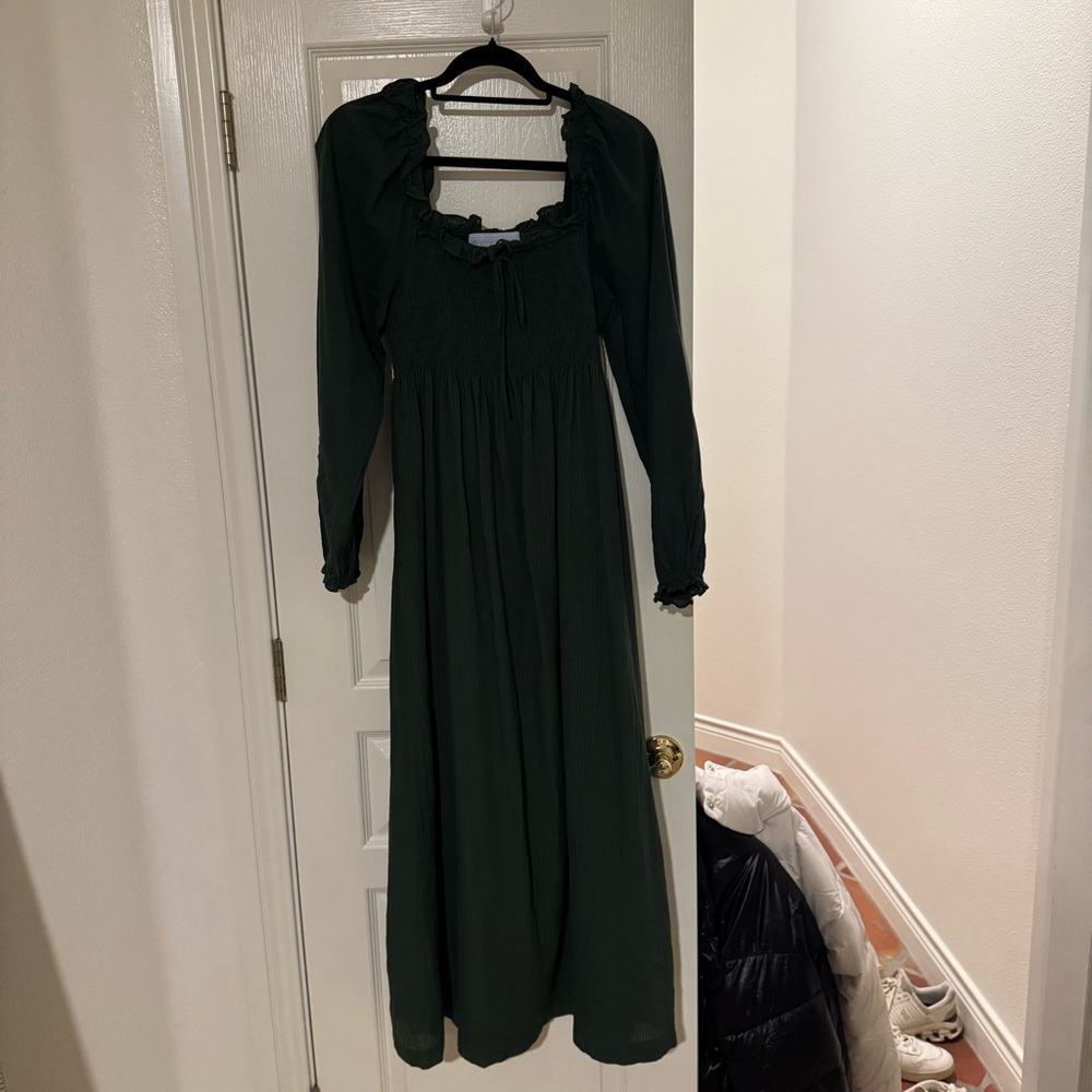 HILL HOUSE - The Scarlett Long Sleeve Nap Dress Size Small - Picture 2 of 9